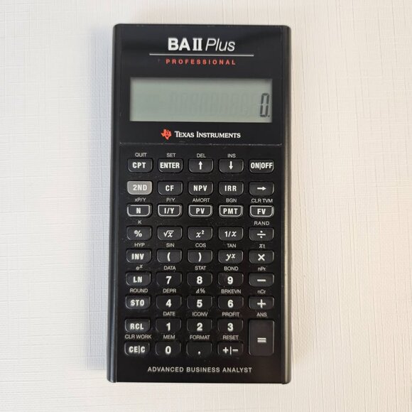 Texas Instruments BA II Plus Professional Business Financial Calculator - Picture 1 of 6